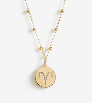 Aries Necklace in Yellow Gold