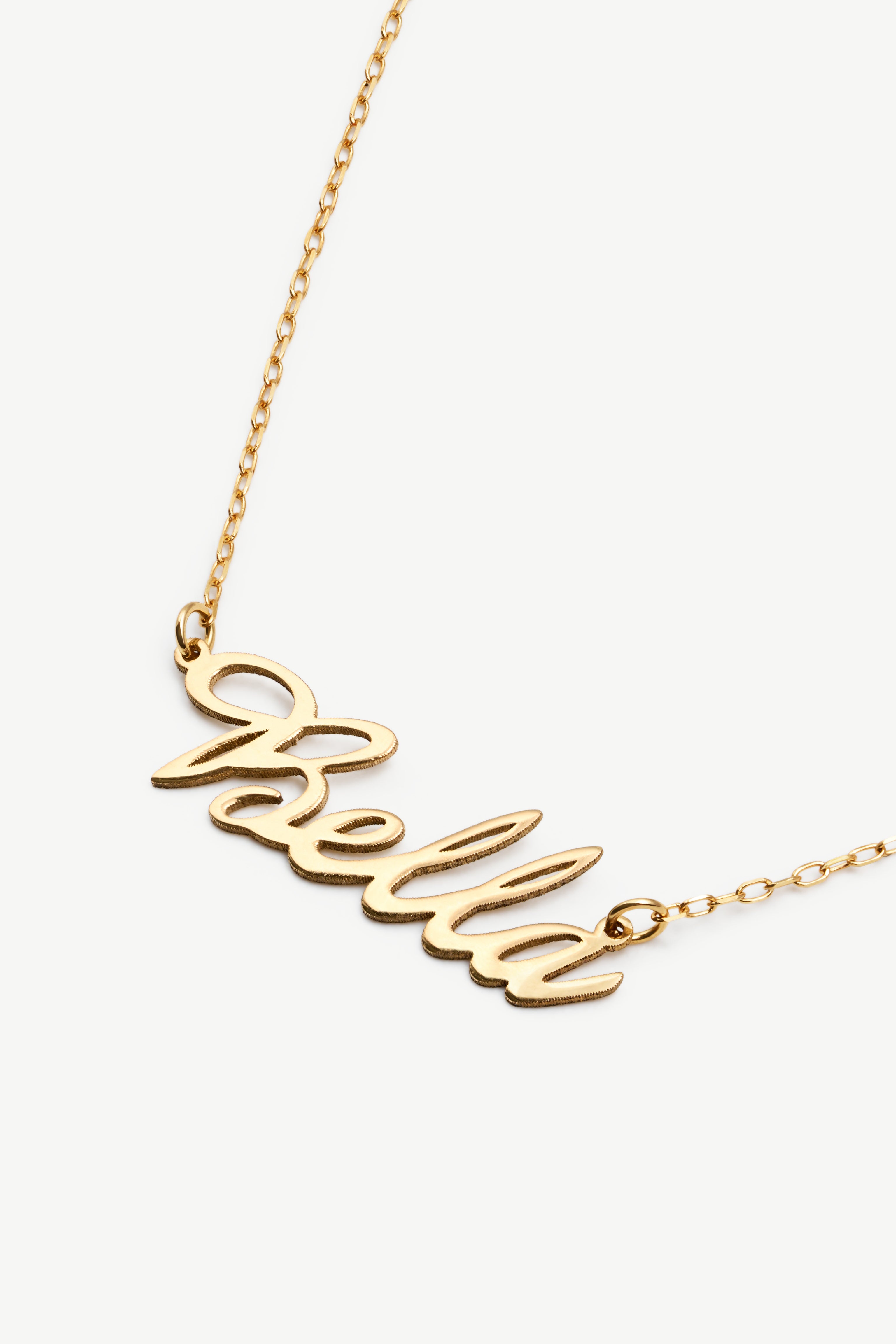 Signature 'My Name' Necklace in 18k Yellow Gold