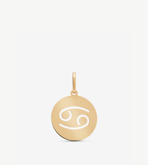 Cancer Pendant in Yellow Gold