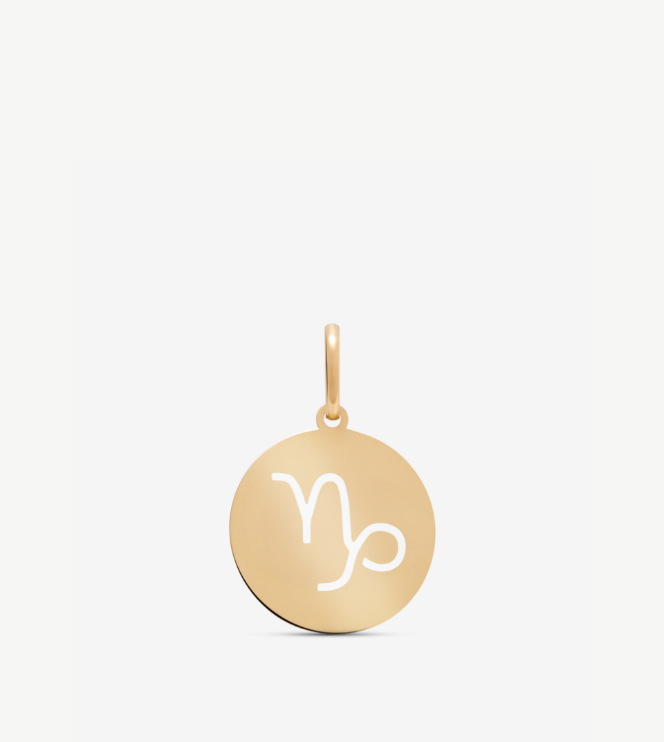 Capricorn Pendant in Yellow Gold