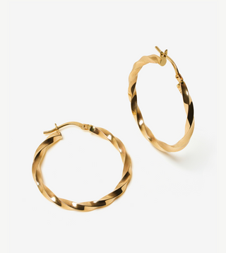 Ripple Large Hoops