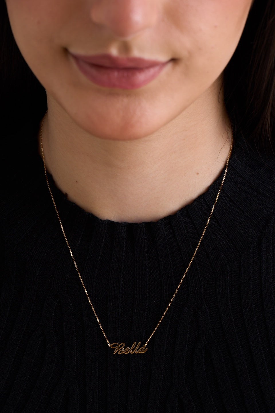 Signature 'My Name' Necklace in 18k Yellow Gold