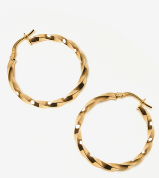 Ripple Large Hoops