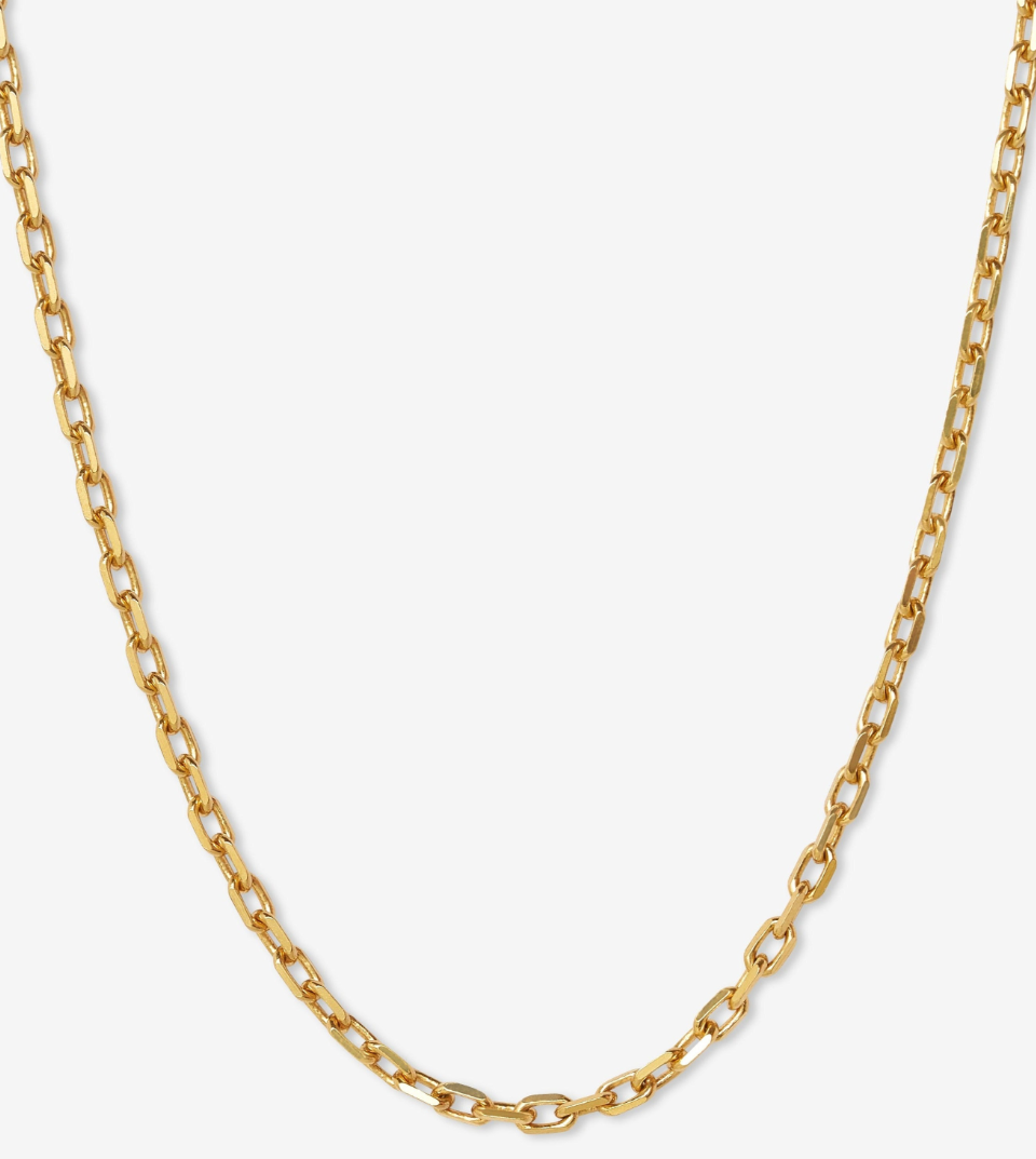 Gold chain necklace 
