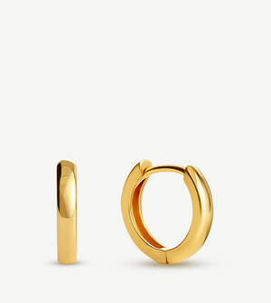 Hoop Earrings in 18k Yellow Gold, 8mm