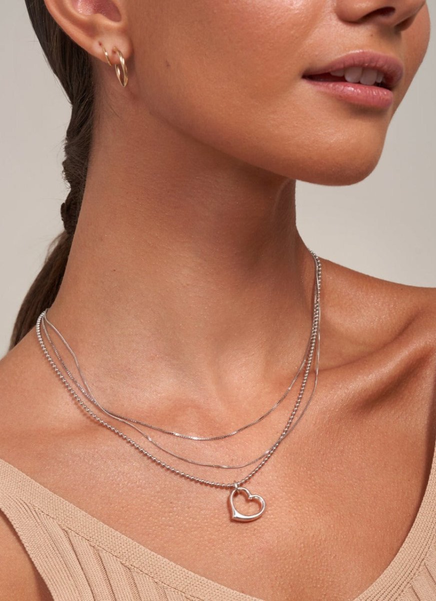 Beaded Chain Necklace - gold chains - FIGLIO